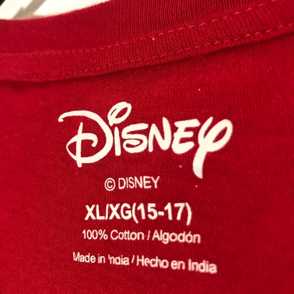 Mickey mouse red shirt